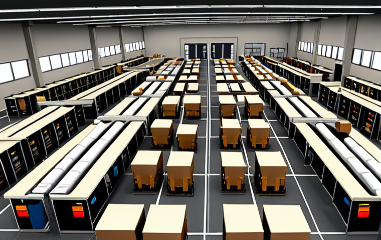 **
Prompt: "A bustling supply chain management office. Focus on diverse activities: procurement, logistics, inventory management. Show data analytics dashboards and modern ERP systems. Capture the collaborative and efficient environment. Emphasize technology."
**