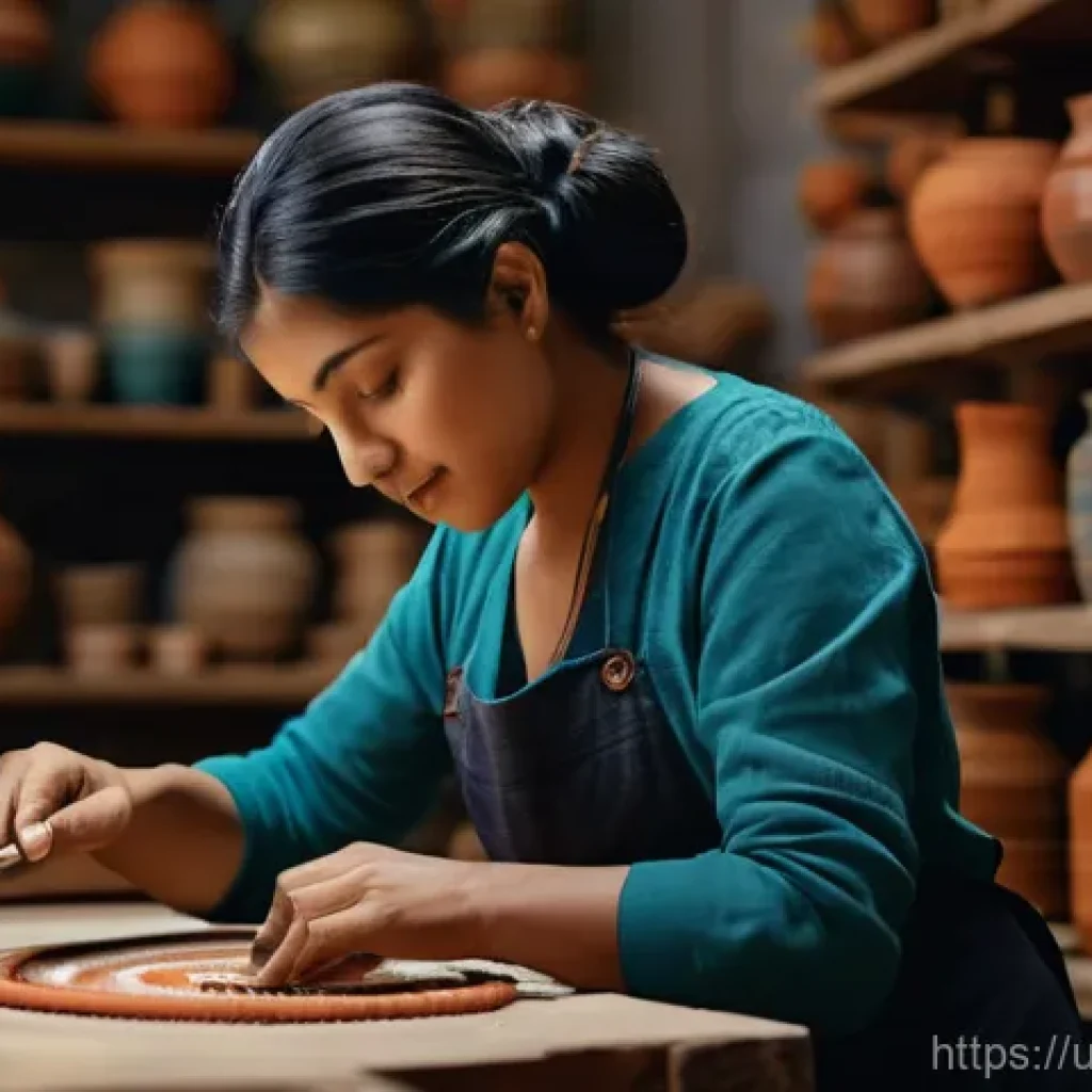 공급망관리와 국제 인증 제도 - **Global Artisan Craftsmanship:** A vibrant, high-definition image of a skilled artisan, modestly dr...