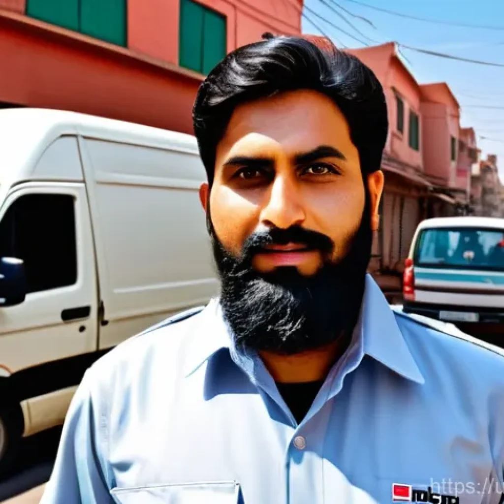 SCM에서의 비용 분석 사례 - **Prompt 1: Efficient Urban Logistics**
    "A male Pakistani delivery driver, approximately 35 year...