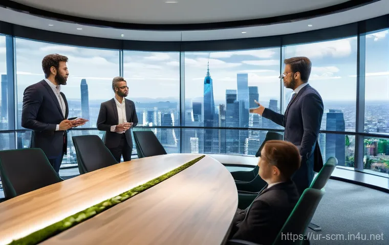 공급망관리와 고객 관계 관리 - **Prompt:** A panoramic, high-tech depiction of a streamlined supply chain in motion. The image prog... 공급망관리와 고객 관계 관리 - **Prompt:** A panoramic, high-tech depiction of a streamlined supply chain in motion. The image prog...